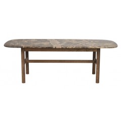 RO Hammond Coffee Table 135x62 Marble Brown/Brown